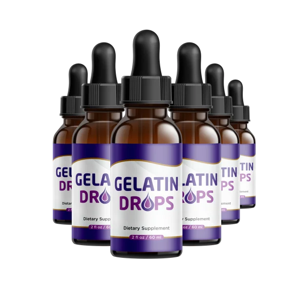 Gelatindrops 6 Bottle Package